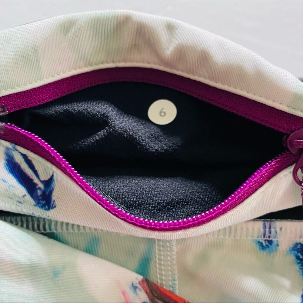 Lululemon | Run Inspire Crop II Pigment Wave Multi 6 GUC - Picture 3 of 11